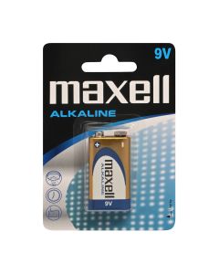 Maxell Long Life Alkaline 9V /6LR61 batteri - 1 stk.