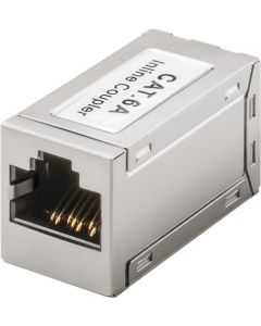 RJ45 Modular Coupler, CAT 6A til 2x RJ45 hunn (8p8c)