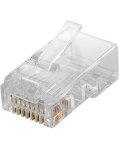 RJ45 CAT 5E UTP U. Skjerm for rund kabel - 1 stk.