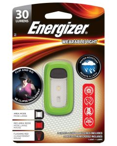 Energizer LED Clip and Go-lommelykt inkl. 2 x CR2032 - 30 lumen
