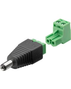 Terminalblokk 2 -pin for DC Han 5.50x2.10mm - 1 stk.