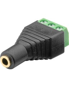Terminalblokk 3 -pinn for 3,5 mm hunn - 1 stk.