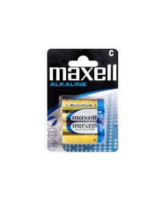 Maxell Long life Alkaliske C / LR14 batterier - 2 stk.