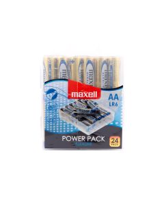 Maxell lang levetid Alkaline AA / LR6 batterier - 24 stk.