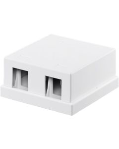Keystone hermetisert 2 port