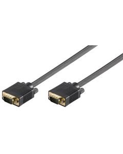 Full HD SVGA Monitor -kabel, svart, 0,8m,