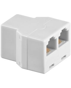 ISDN T -adapter RJ12 hunn (6p6c) - 1 stk.
