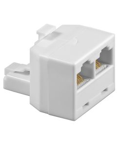 ISDN T-adapter RJ45 Han (8p8c) til 2x RJ45 hunn (8p8c)