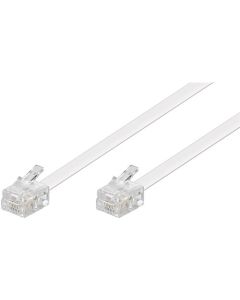 Telefonkabel RJ11/RJ14 Han (6P4C) til RJ11/RJ14 Han (6P4C)