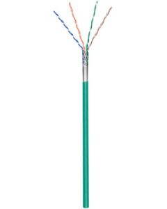 CAT 5E Network Cabinet, F/UTP, grønn, 100m kabelrull