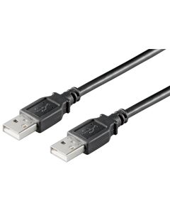 USB 2.0 Hi-Speed-kabel, svart, 3m,