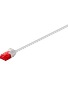Katt 6 tynn lappekabel U/UTP, grå, 1m