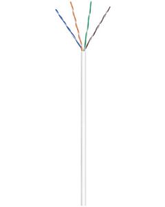 Cat 6 Network Cable, U/UTP, White, 100m Cable Roll