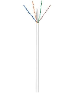 Cat 6 Network Cable, U/UTP, White, 100m Cable Roll