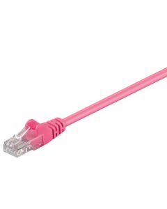 CAT 5E Patch Cable, U/UTP, Magenta, 5m