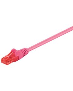 Cat 6 Patch Cable, U/UTP, Magenta, 20m