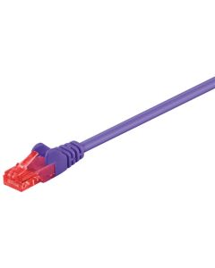 Cat 6 Patch Cable, U/UTP, Violet, 7,5m