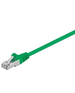 CAT 5E Patch Cable, F/UTP, grønn, 1,5m