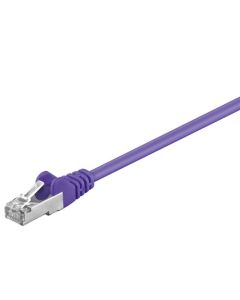 CAT 5E Network Cable, SF/UTP, Violet, 1,5m