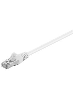 CAT 5E Network Cable, SF/UTP, White, 1,5m