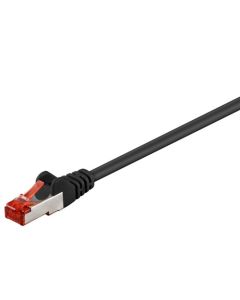 CAT 6 Patch Cable S/FTP (PIMF), svart, 1,5m