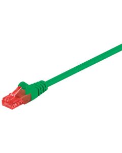 Cat 6 Patch Cable, U/UTP, grønn, 25m