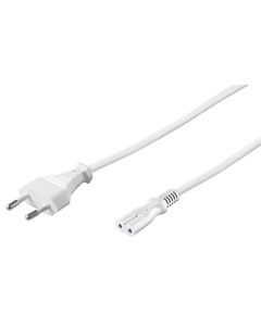 Ledning, 1,8 m, hvit