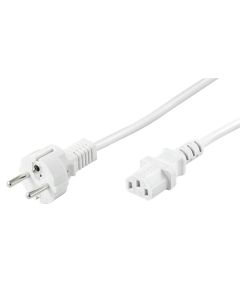 Ledning, 5 m, hvit