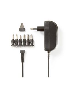 Nedis, Universal AC Power Adapter, Euro / Type C (CEE 7/16), 18 W, Universal, Black