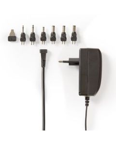 Nedis, Universal AC Power Adapter, Euro / Type C (CEE 7/16), 24 W, Universal, Black