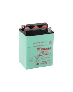 Yuasa B38-6A (uten syre) 6V batteri for motorsykkel