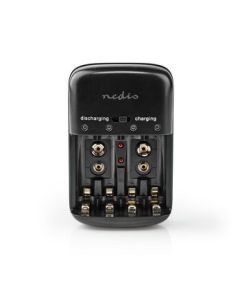 Nedis, Nimh batterilader AA/AAA/E-Block