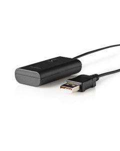 Nedis, trådløs lydsender Bluetooth® opptil 1 hodetelefoner svart