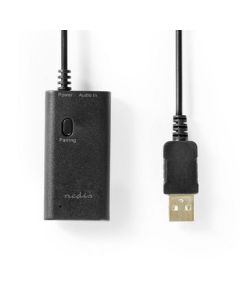 Nedis, trådløs lydsender Bluetooth® opptil 2 hodetelefoner svart