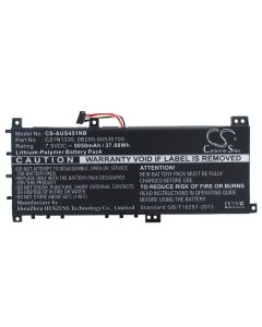 Batteri for Asus VivoBook S451 bærbar PC - 7.5V (kompatibel)