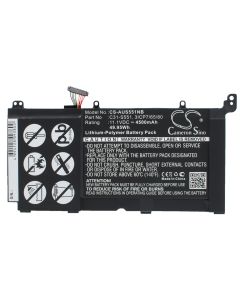 Batteri for Asus VivoBook S551L bærbar PC - 11.1V (kompatibel)