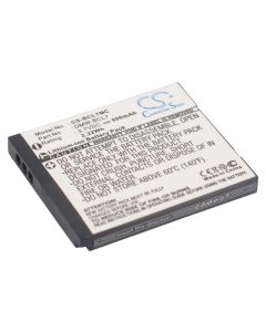 Batteri for Panasonic Camera Lumix DMC -F5 - 600mAh