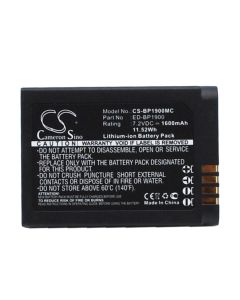 Batteri for Samsung Camera EV -Nx1ZZZBMBUS - 1600mAh