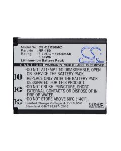 Batteri for Casio Camera Exilim Ex -fc500 - 1050mAh