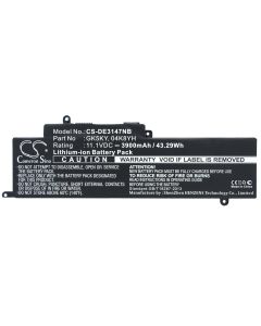 Batteri til Dell Inspirion 11 3147 bærbar PC - 11.1V (kompatibel)