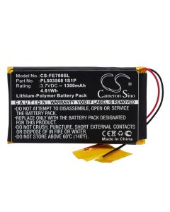 Batteri til FIIO -forsterker EO7K - 3,7V