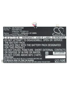 Batteri for Fujitsu Lifebook UH574 bærbar PC - 14.8V (kompatibel)