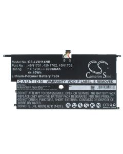 Batteri for Lenovo 20A7 bærbar PC - 14.8V (kompatibel)