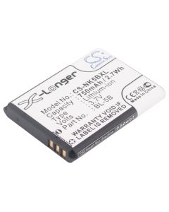 Batteri for ISPAN -kamera DDV -965 - 750mAh