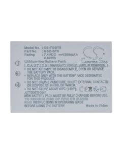 Batteri for Toshiba -kamera Gigashot GSC -R30 - 1200mAh