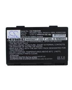 Batteri for Toshiba Satellite M30X bærbar PC - 14.8V (kompatibel)