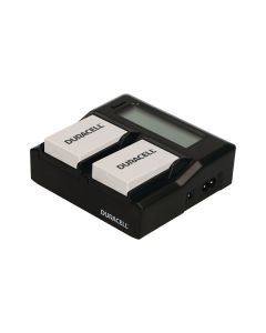 Duracell batterilader til Canon LP-E8 med 2 ladekanaler