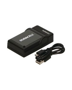 Duracell DRP5959 Batterilader for Panasonic DMW-BLE9, DMW-BLG10, DMW-BLH7E (NY)