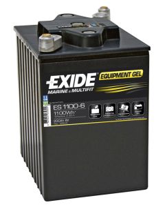 Exide Marine and Multifit ES1100-6 Gel Battery - 6V 200ah (20h)