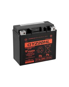 Yuasa Gyz20hl 12V AGM -batteri for motorsykkel